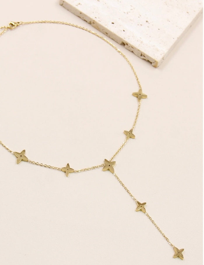Collier Étoile "Y" Acier Inoxydable