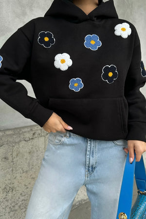 Pull Flowers Noir