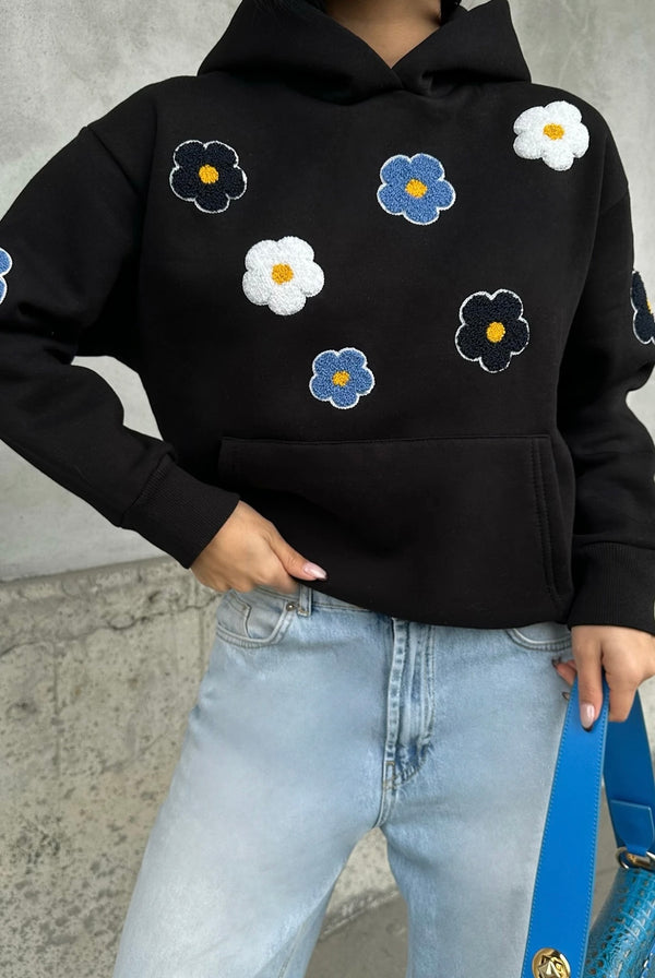 Pull Flowers Noir