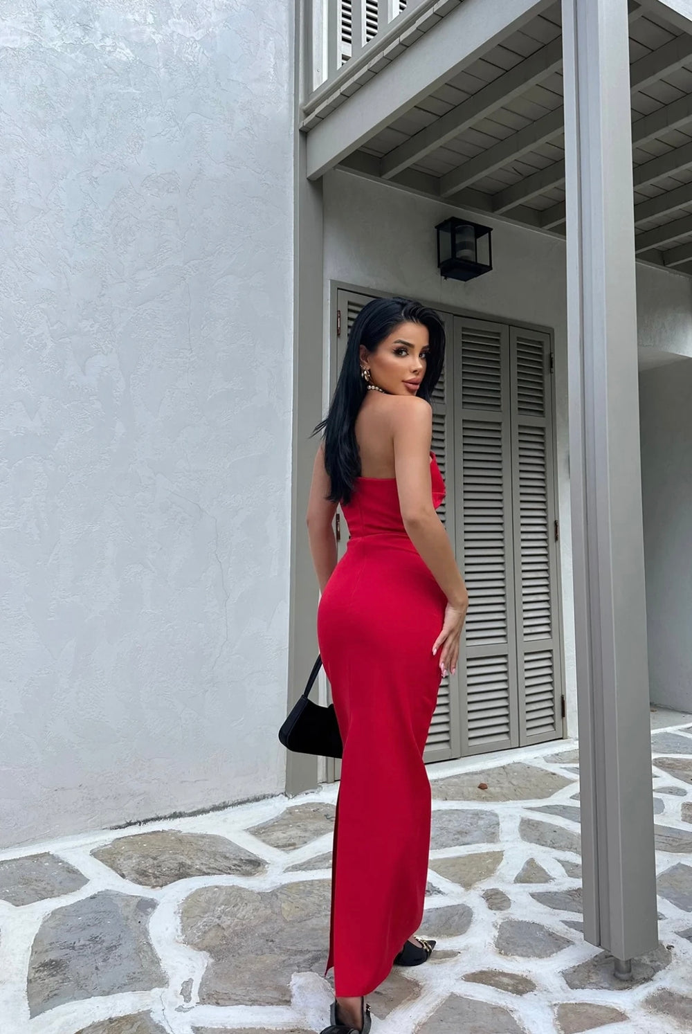 Robe Créateur Noeud Red ❤️
