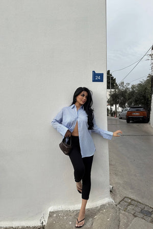Chemise Rayée Bleue