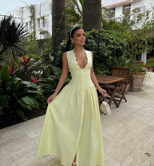 Robe Jaune Calvi 💛✨