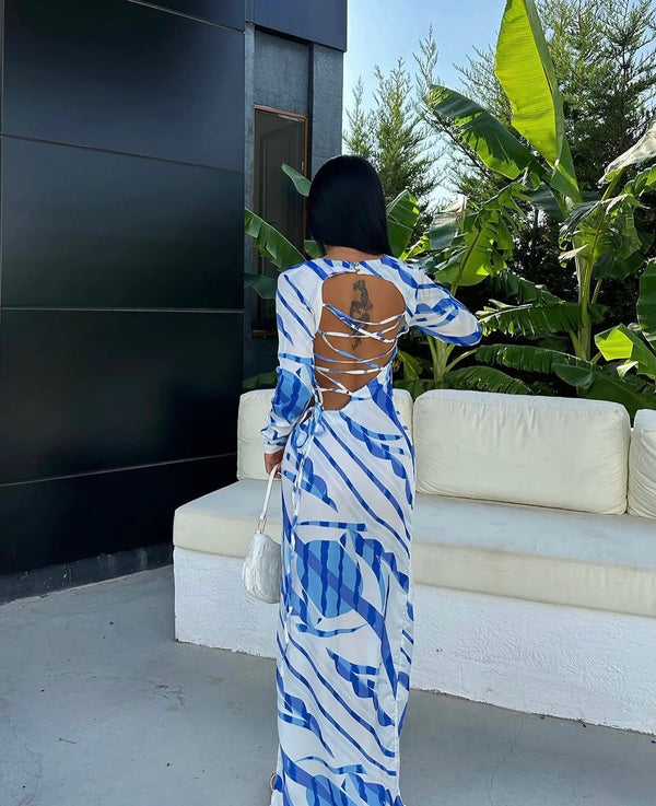 Robe Blue BOHEMIA