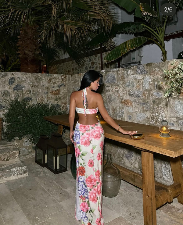 Robe Flowers BORA BORA