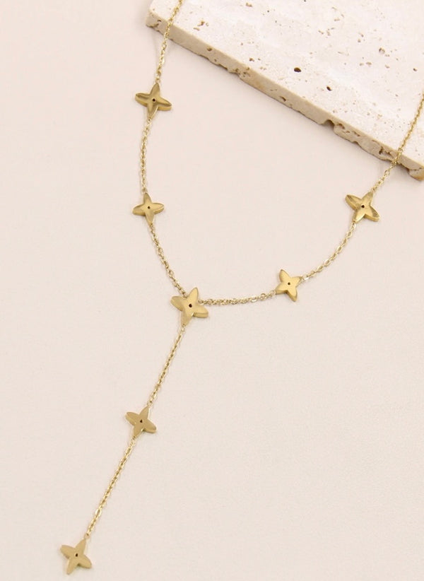Collier Étoile "Y" Acier Inoxydable
